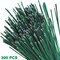 300-Pack 22-Gauge 16" Dark Green Floral Wire Stems for Crafts & Arrangements